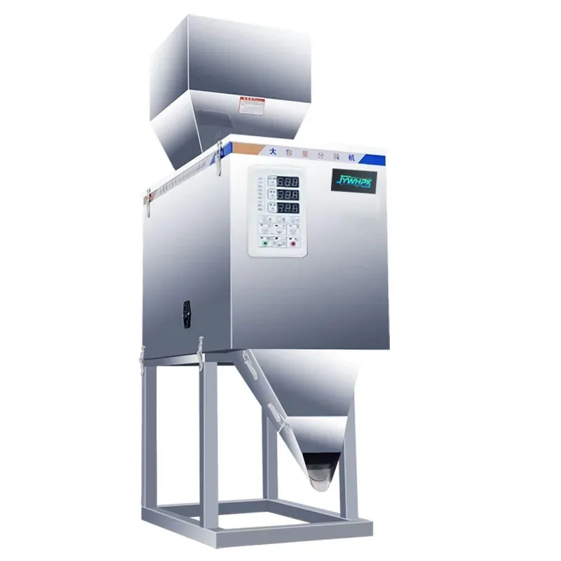 20-3000g/20-5000g Automatic Desktop Filling Machine Weighing Racking Machine Granular Powder Medicinal Packing Machine
