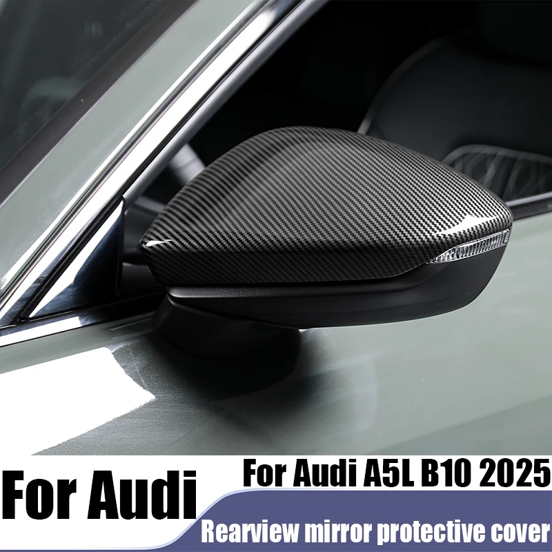 

For Audi A5L B10 2025 modified ABS rearview mirror protective cover car modification decoration accessories scratch resistant