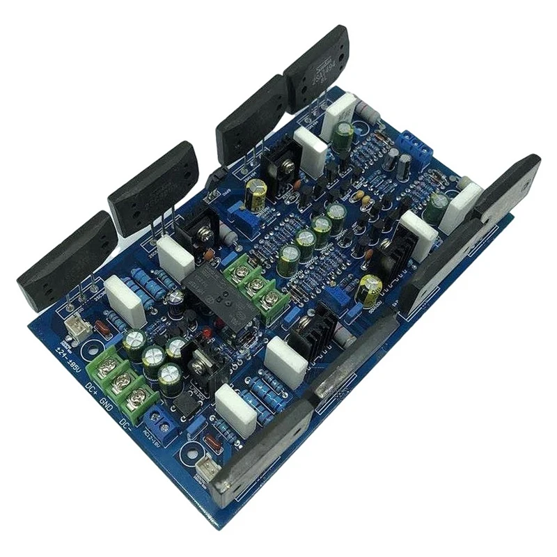 YJ00180-Sanken Tube 2SA1494/2SC3858 300W+300W High-Power Dual-Channel Digital Audio Power Amplifier Board