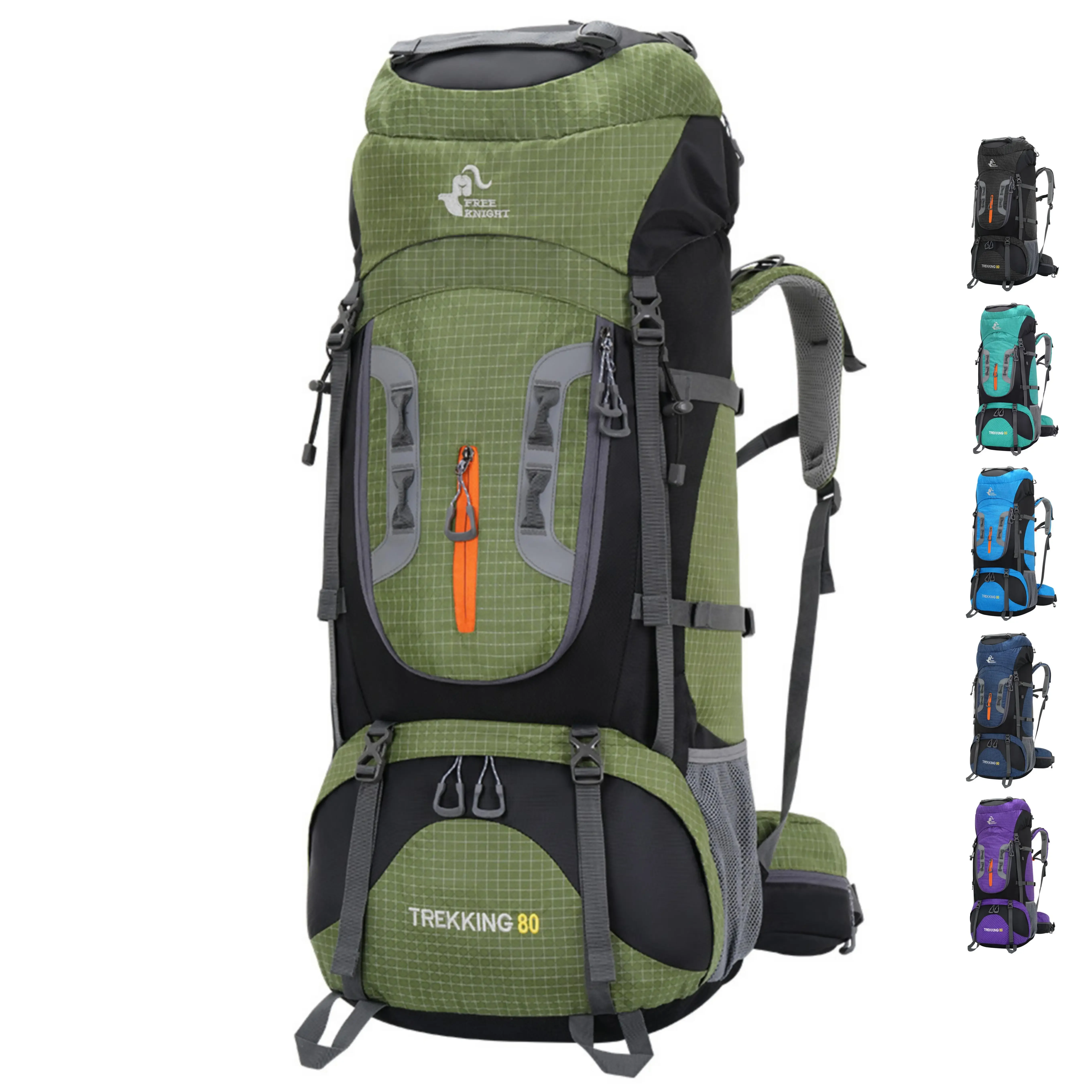 Sport Climbing Bag,Custom 80L Waterproof Large Capacity Multi-functional Hiking Bag For Outdoor, Camping, Travel, Climbing