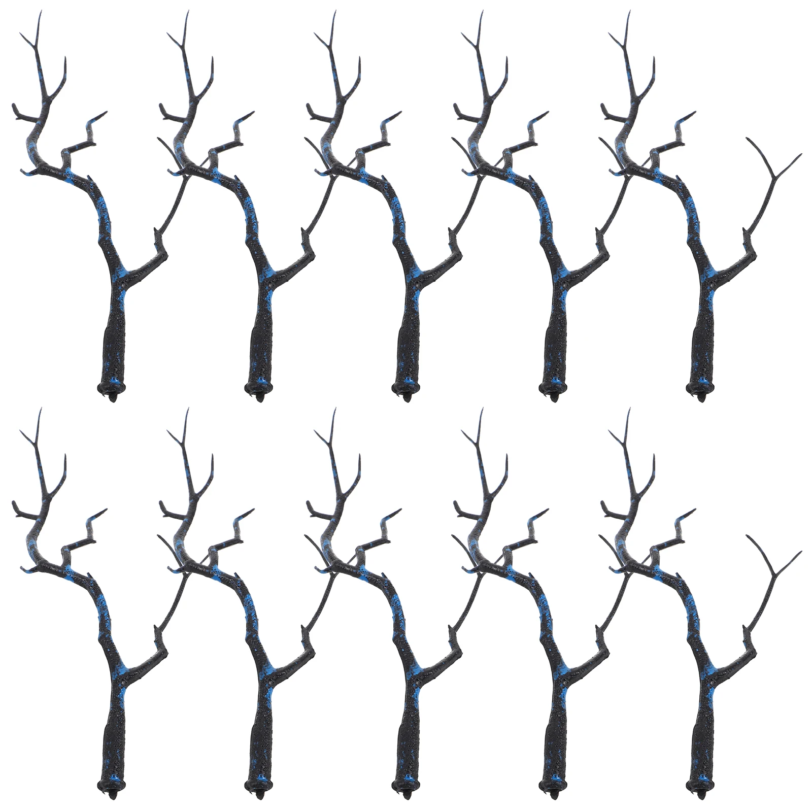 

10 Pcs Artificial Tree Branches Decorative Antler Headpiece for Halloween Witch Cosplay Dried Birch Christmas Accessories