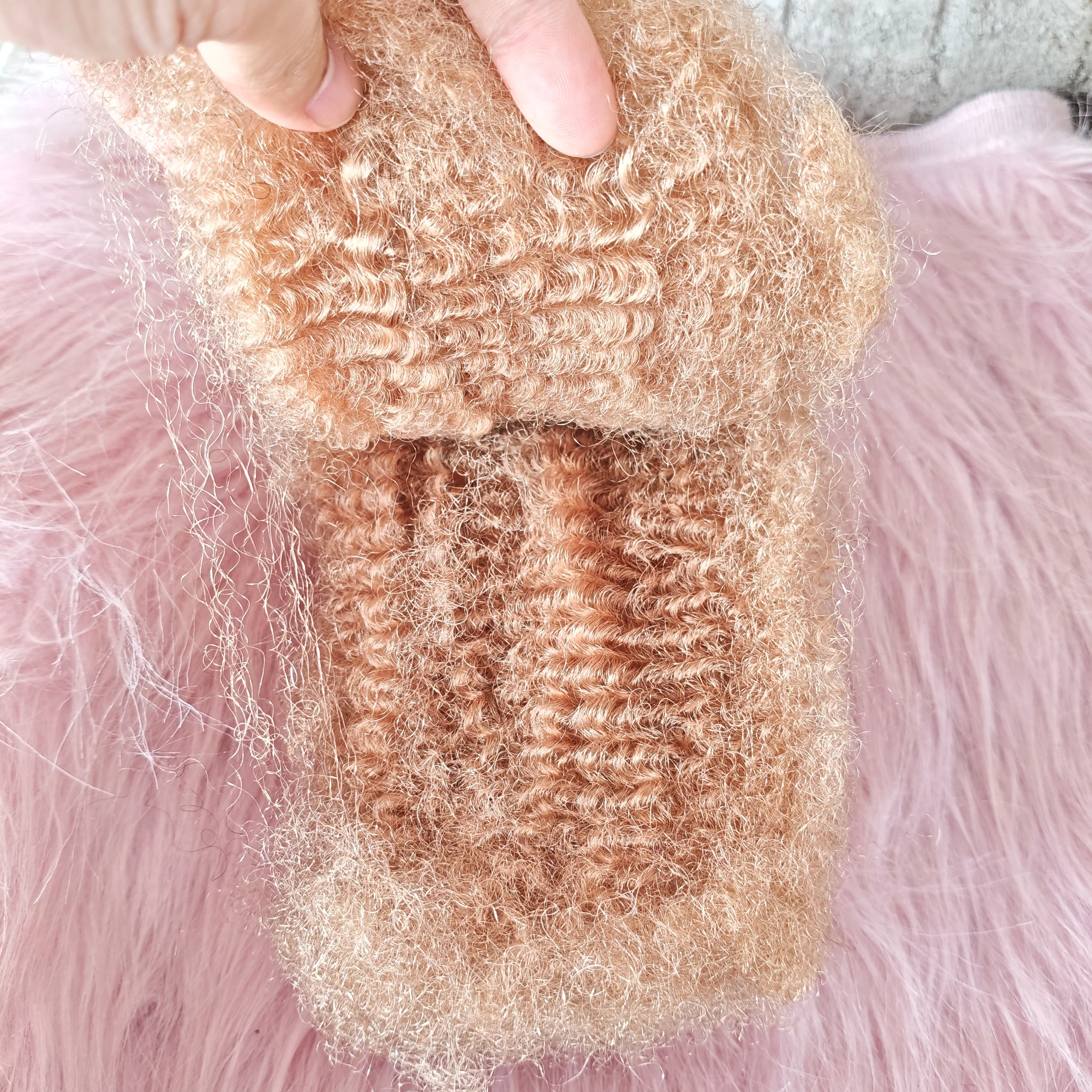 Rambut Afro Keriting Kinky 10-18 inci, Bulk 4C 27 #   bug #   4 #   Ekstensi Rambut Manusia Rajut untuk Kepang, Twist, Dreadlocks, Perbaikan Kepang