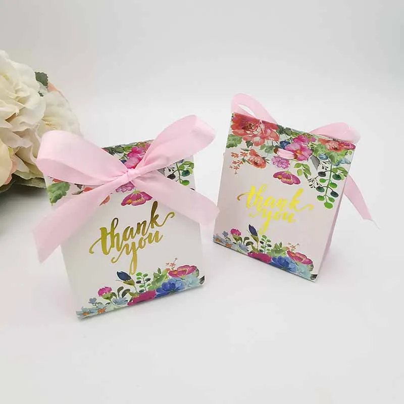 10/20 Stück Dankeschön-Papier-Süßigkeiten-Geschenkboxen, Hochzeitsgeschenke, Schokoladen-Geschenkverpackungen für Gäste, Geburtstagsparty-Dekoration – Detail 16