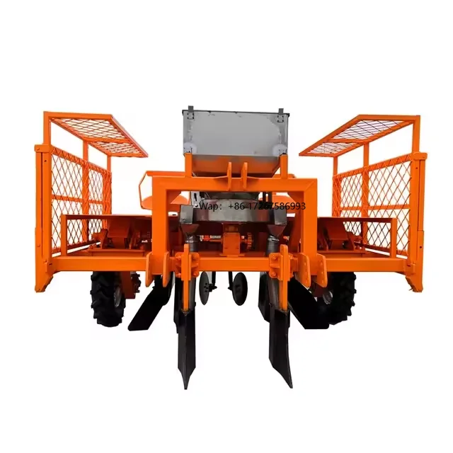 Tractor Driven Cassava Transplanter Cassava Seeder 2 Rows Ridging Cassava Planter