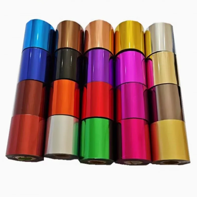 Hot Foil 2 Rolls Color Silver Black Gold Red Blue Green Optional Size 8cmx120M