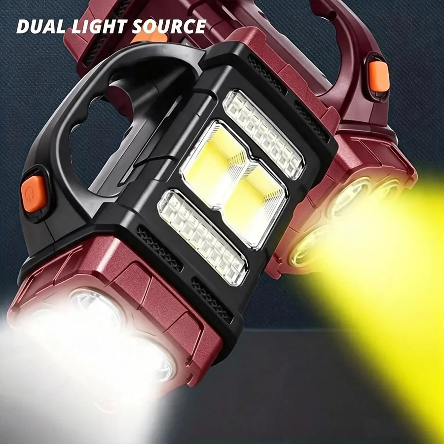 Powerful LED COB Flashlight US - Outdoor Camping Adventure Lamp ulasan dan harga