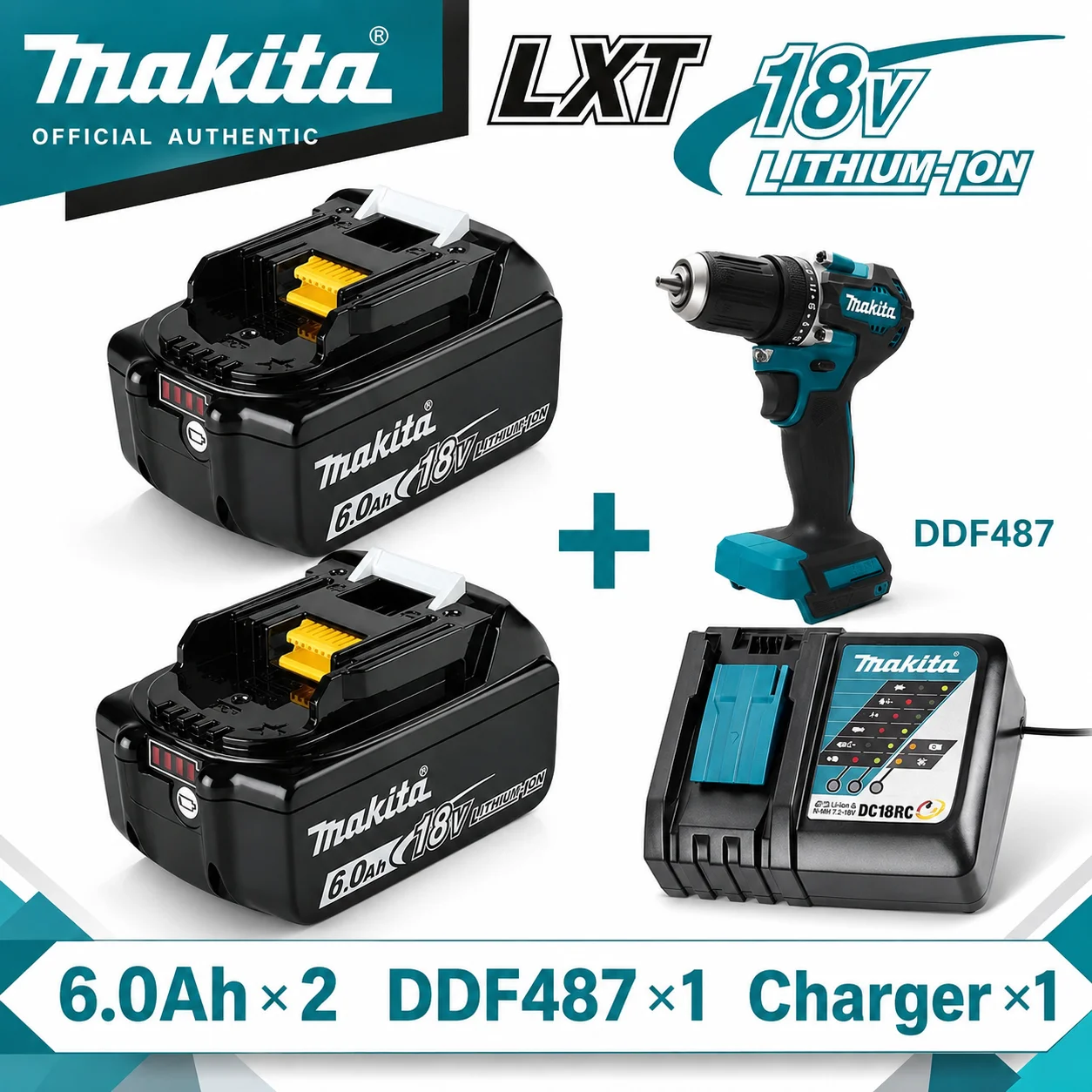 Makita 18V Battery 5Ah 6Ah 9Ah, Replacement for BL1860B BL1850B BL1840 BL1830 BL1815 Power Tool Battery