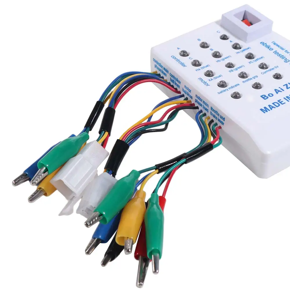 24V/36V/48V/60V/72V Electromobile Repair Device Test Measurement Tool Brushless Motor Controller E-bike Tester Hall Controller
