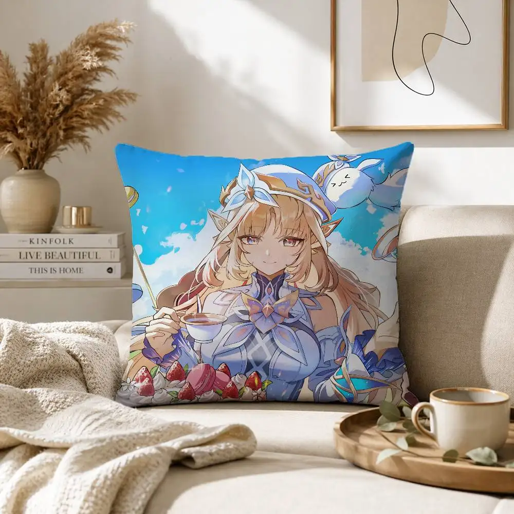 Nicole Reeyn Genshin Version 6.6 Pillow Case for Sofa Living Room Home office Decor Protective Cover