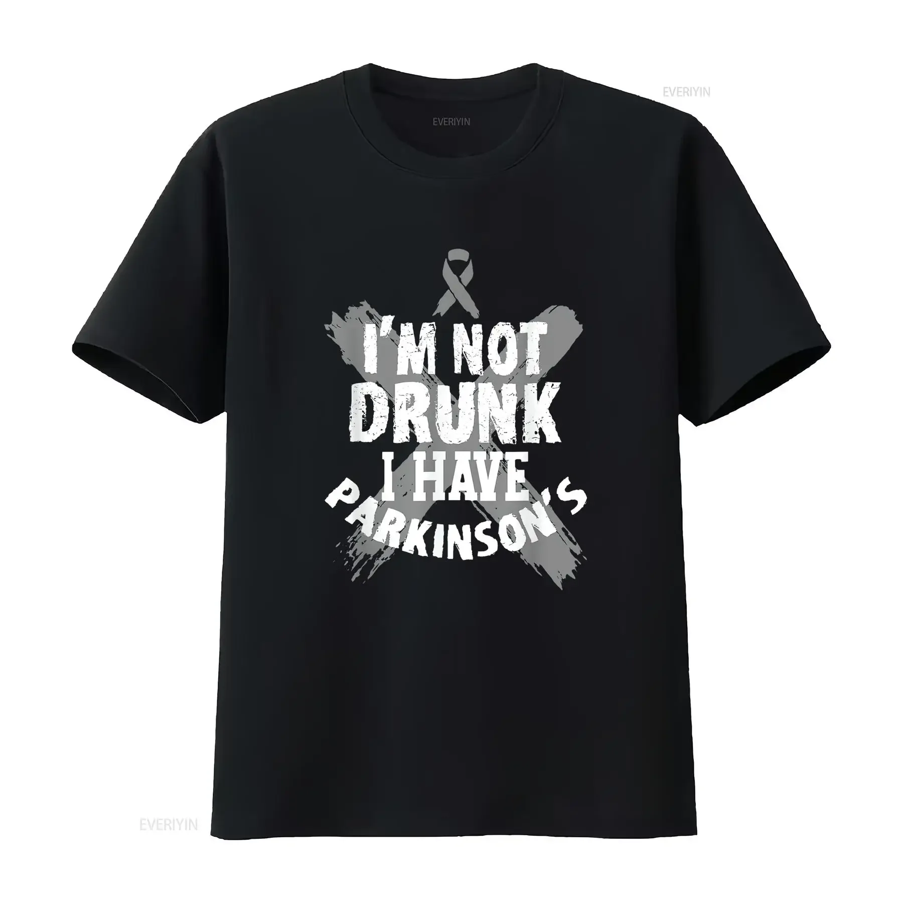 Mens I m Not Drunk Have Parkinson s Fighter Disease T Shirt Black 2X Large vintage Washed designer clothes fashion