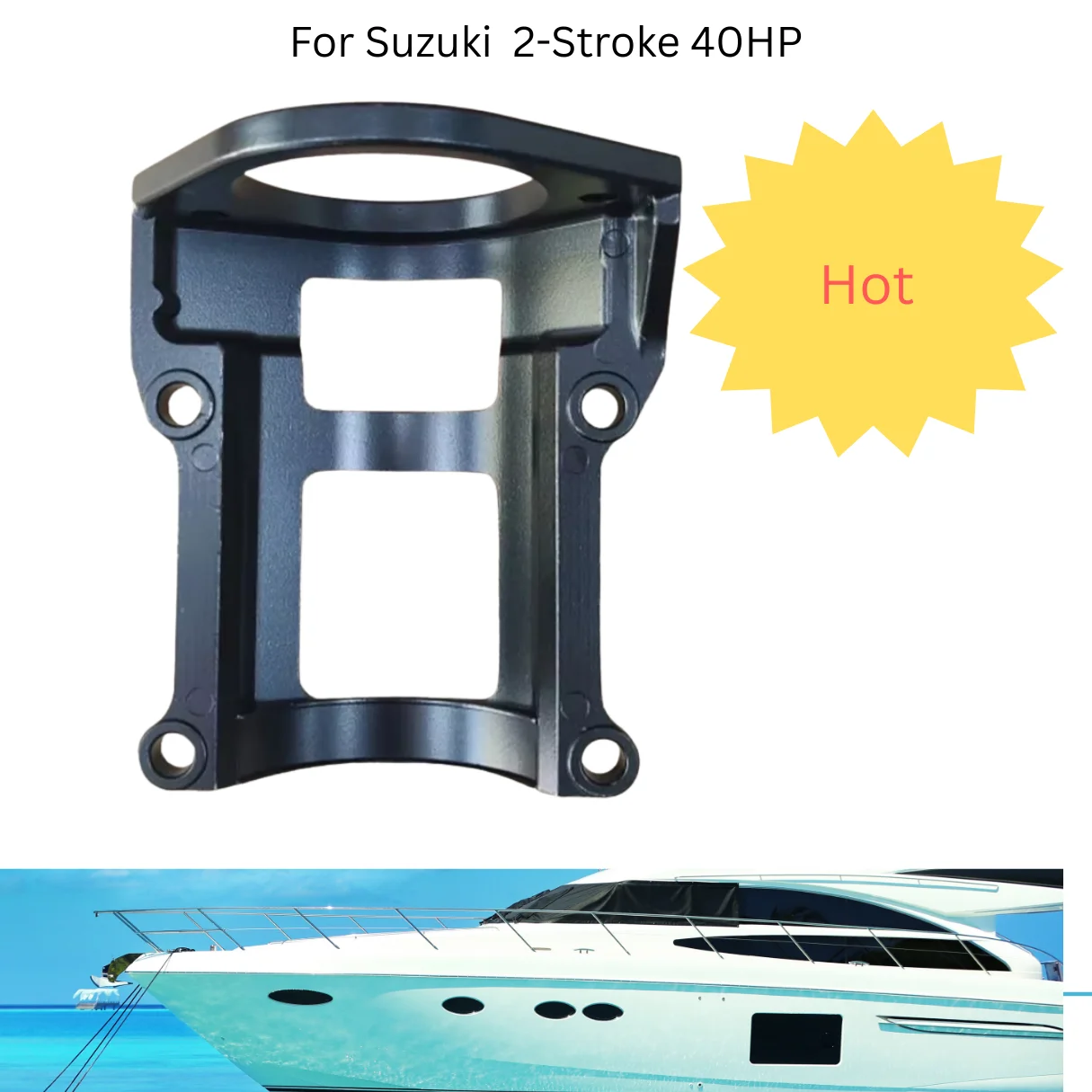 

Electric Starter Bracket for Suzuki Outboard Motor 2-Stroke 40HP Boat Engine Accessory Part for Marine Use