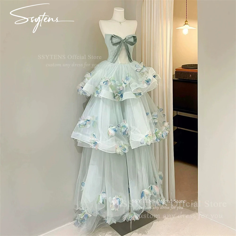 

SSYTENS Lolita Ball Gown Fairy Bow Trailing Girl Photo Women's Party Birthday Dress Sweet Ladies Princess Prom Dress Customized