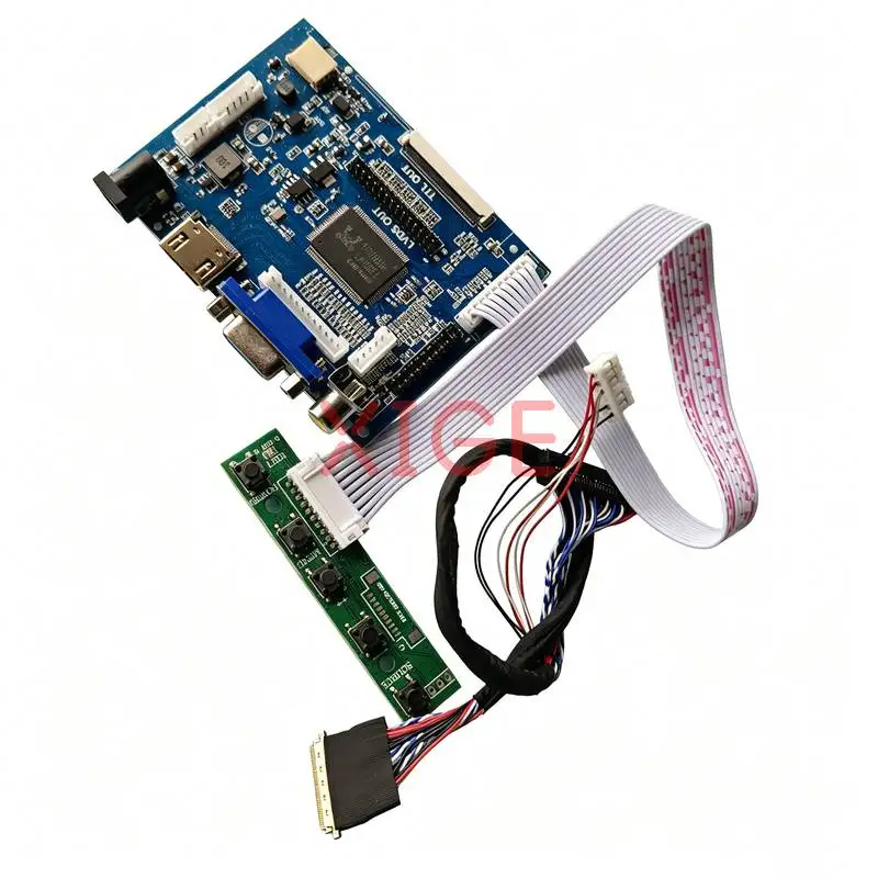 

For B156XW06 B156XW02 B156XW04 B156XW03 Controller Board Kit DIY HDMI+VGA+AV 1366x768 1366*768 40-Pin LVDS Laptop Display Screen
