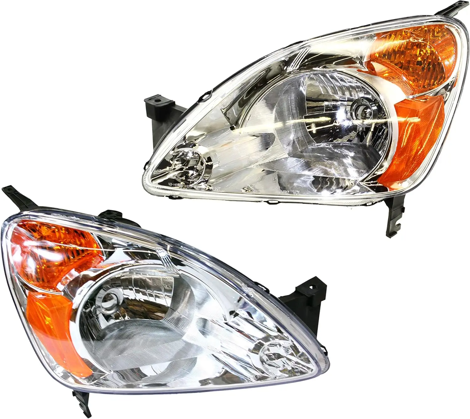 

Фара со стороны водителя и пассажира для Honda CR-V 2002-2004 Галогенная подходит для EX и LX заменяет # 33151S9AA01, 33101S9AA01
