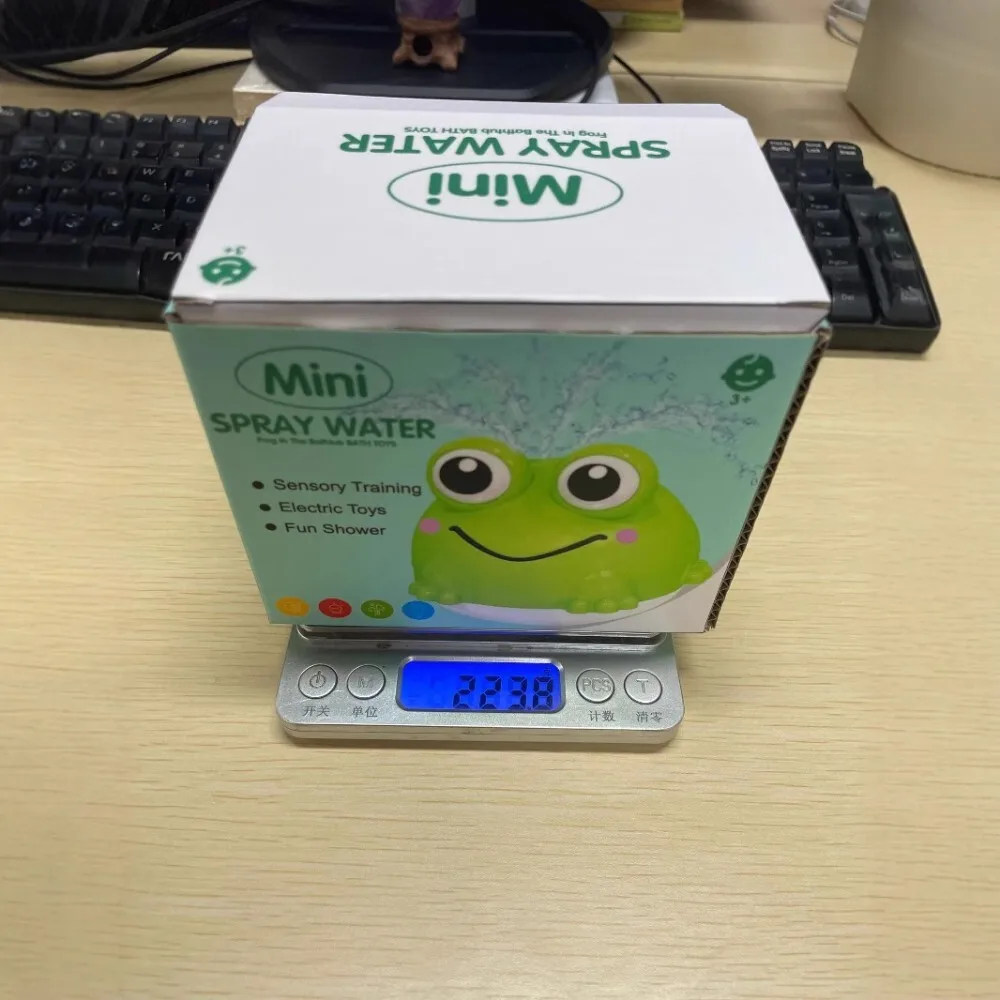 Bola de pulverização de água em forma de sapo, brinquedo fofo para crianças, banho de verão ao ar livre, jogo de água, atividade divertida, piscina, praia, acessório de jogo