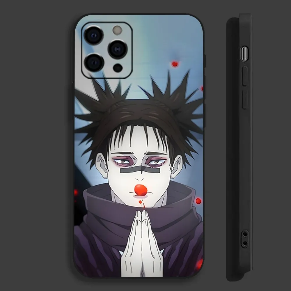 C-Choso J-Jujutsu K-Kaisen Anime Phone Case For Apple iPhone 15,14,13,12,11,Pro,X,XS,Max,XR,Plus,Mini Soft Black Cover