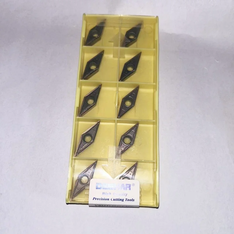 VBMT110308-MV LF6018 /VBMT160404-MV LF6018 /VBMT160408-MV LF6018 CNC milling blade Carbide inserts 10Pcs