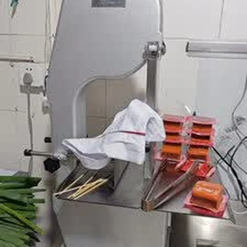 Commercial Electric Bone Saw Frozen Meat Pork Ribs Trotter Cutting   Machine