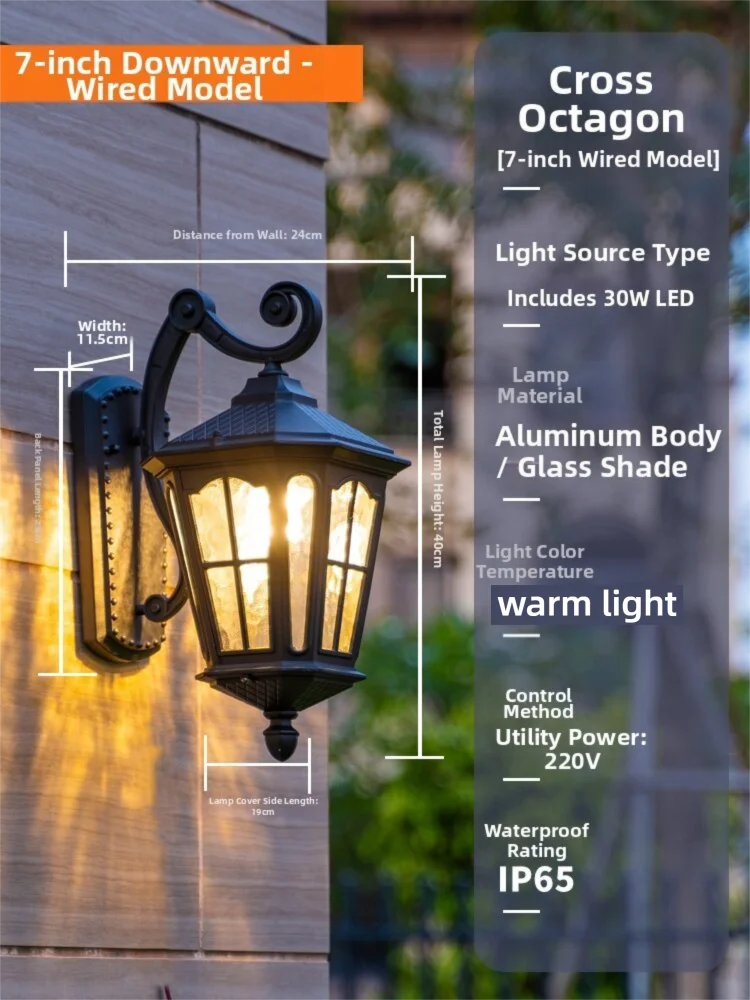 Waterproof Outdoor Wall Light