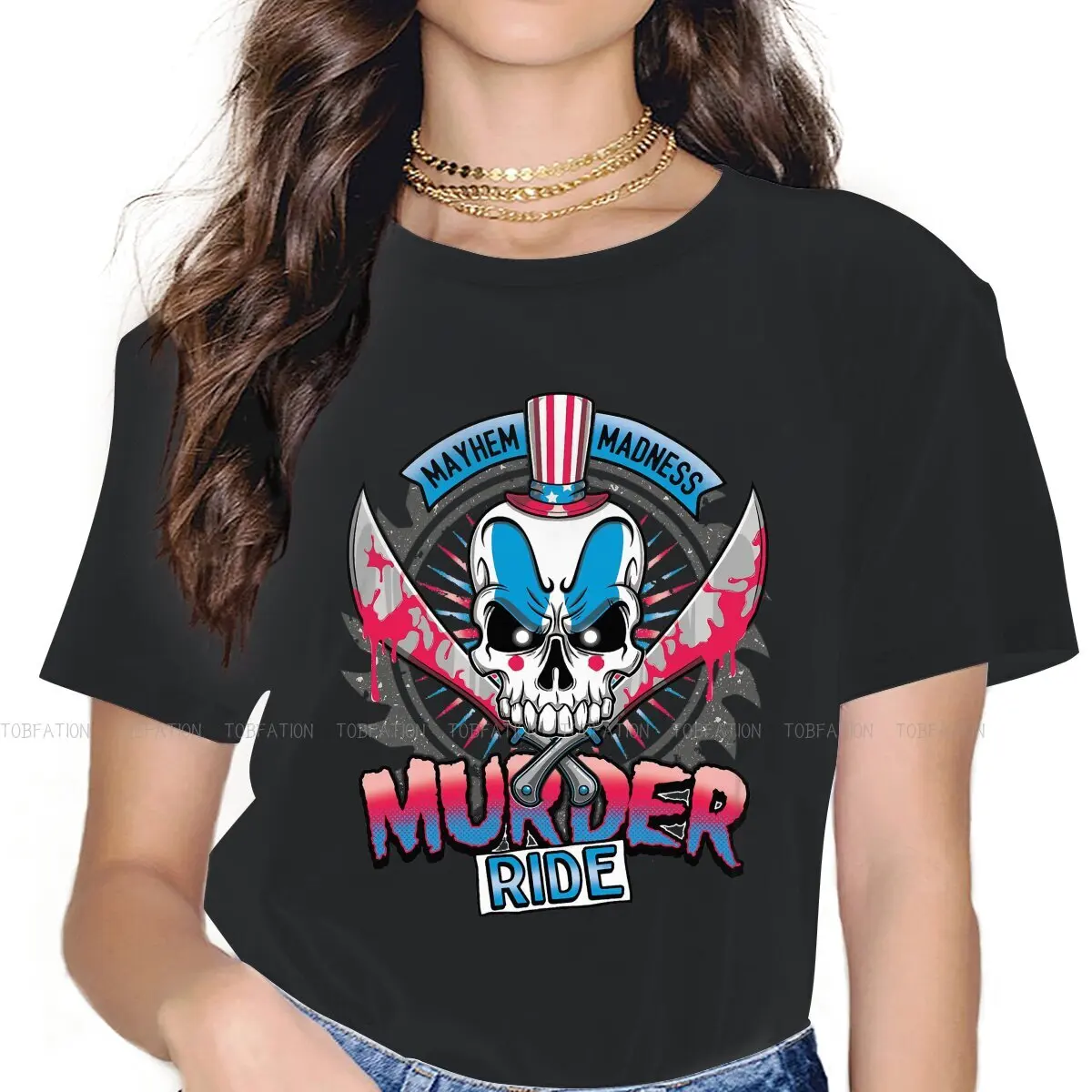 Murder Unique TShirt for Girl House Of 1000 Corpses Creative Gift Idea  T Shirt Short Sleeve Hot Sale