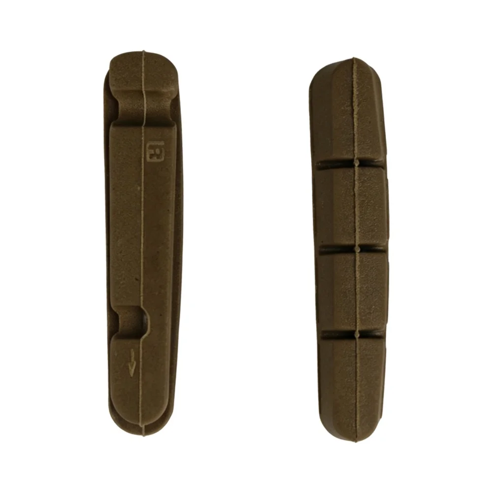 2 Pair Bike Carbon Rim Brake Pads For Road Bicycle Cork Compound Pads For C Brake Bicycle Parts Easy Replacement