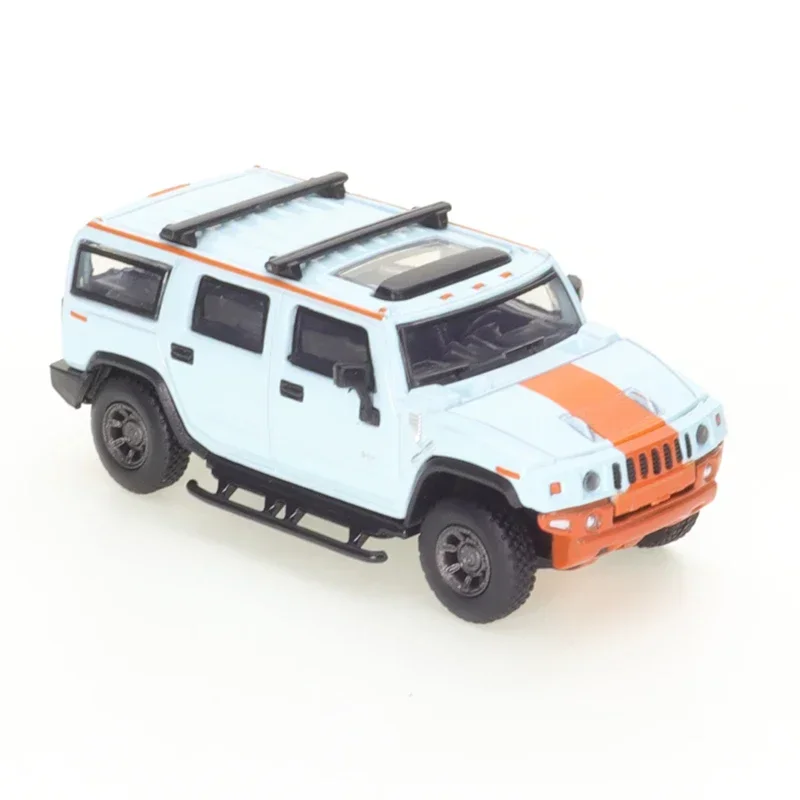 JKM 1/64 Hummer H2 SUV Off-road Vehicle Petroleum Edition Cars Alloy Vehicle Diecast Metal Model Kids Xmas Gift Toys for Boys