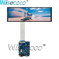 7.9 Inch 1280X400 Bar LCD Display TFT IPS Screen MIPI LCD Display Driver Board For Case Secondary Monitor Raspberry Pi Wisecoco