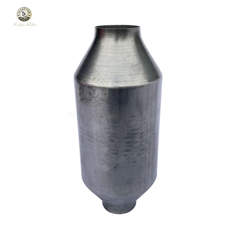 2'' Round Stainless Steel Universal Catalytic Converter 400 Cells High Flow Muffler Catalyst Converter  Euro 4 Standard