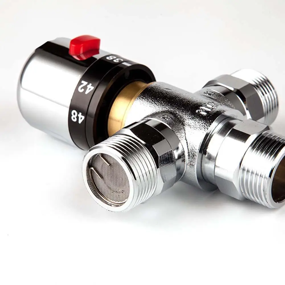 

Для удобных душевых душа Латунный смесительный клапан Комфортные функции пользователя Встроенное устройство температуры для систем горячей воды