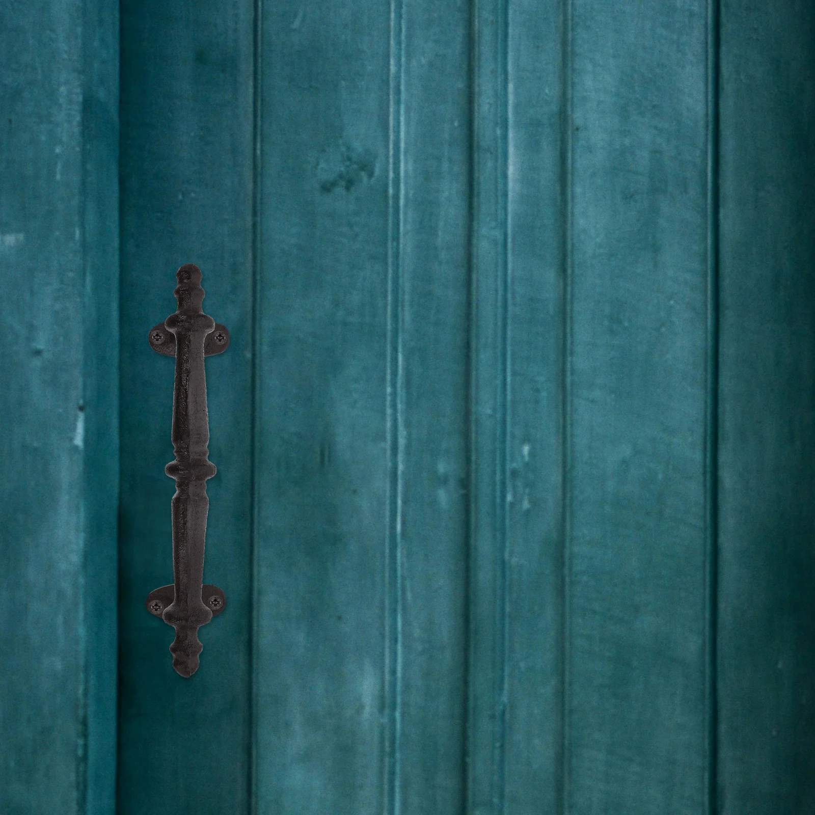 

Vintage Iron Garden Gate Handle Decorative Outdoor Door Pull for Wooden Fence Shed Barn Door Hardware Knobs Handles