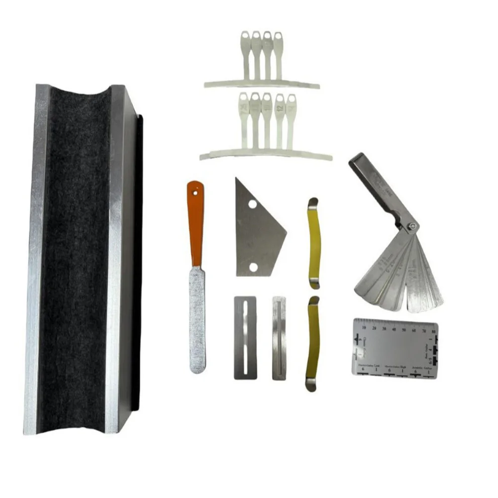 

String Instrument Tools Guitar Repair Kit Compact Maintenance Kit Intonation Setting Tools Multicolor Repair Kit