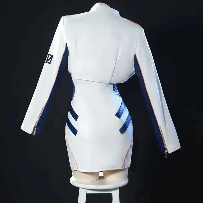 Disfraz de Anime Asuka Hakurei Ayanami Rei, traje de falda de cuero para motocicleta, uniforme para mujer, conjunto completo de vestido de fiesta de Carnaval EVA