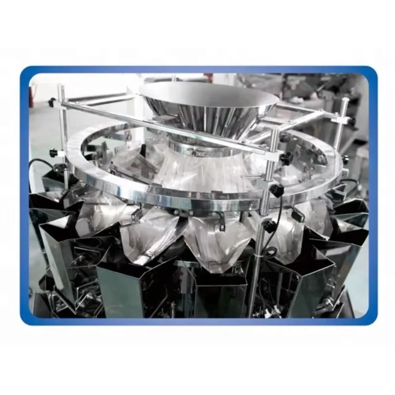 Vegetable 10 Head Multihead Weigher Packing Machine For Weighing And Packaging Tomato, Potato, Onion,jelly