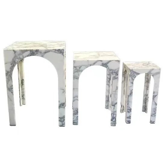 # Nordic Natural Marble Geometric Arch Decoration Coffee