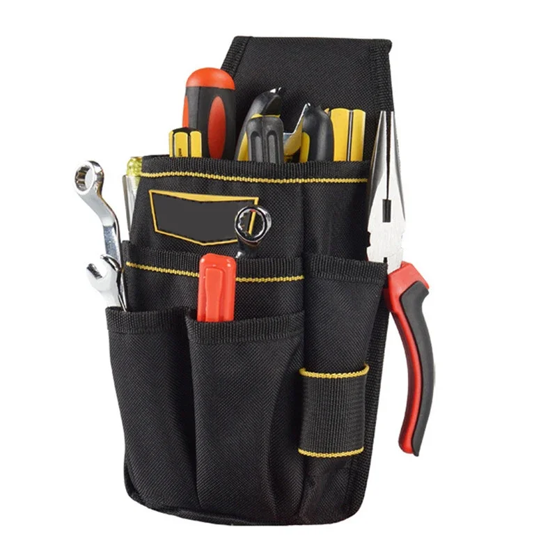 Electrician Tool Waist Bag With Adjustable Belt for Hammer Wrench Maintenance Pouch Bag workpro Drill Hammer Storage Tool Bag