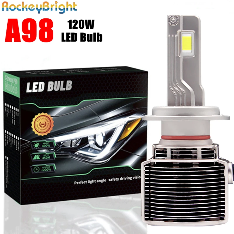 

A98 H7 LED Headlights Car Light H7 H11 H4 9005 hb3 Led Headlight Bulb Car Light led lights for car