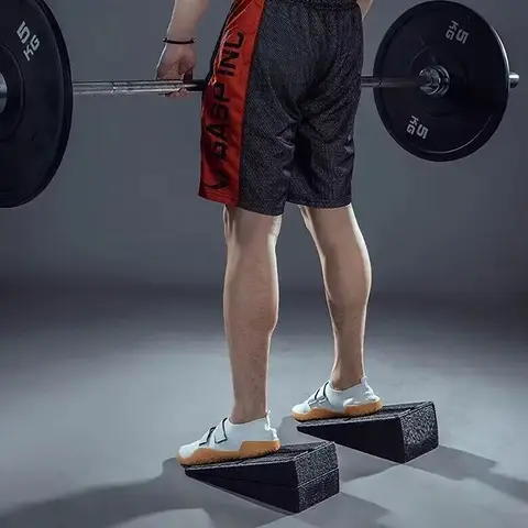 Hot 3Pcs Squat Wedge Block Adjustable Non-Slip Squat Ramp Deadlift Wedge Calf Stretcher Slant Board Strength For Squat Deadlift
