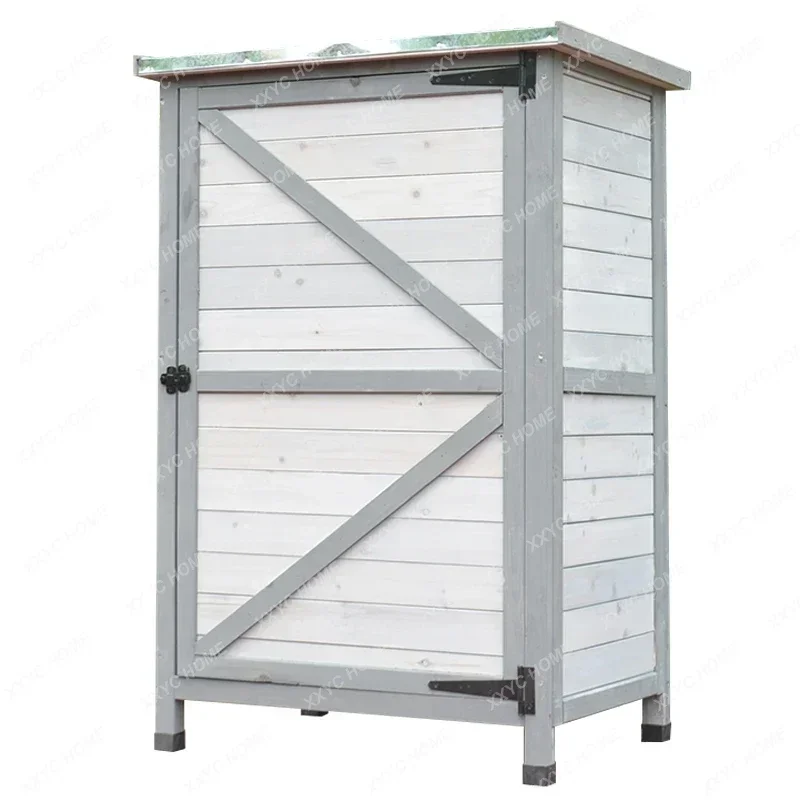 

Шкаф для инструментов из массива дерева, уличный садовый шкаф для хранения, ящик для обуви от дождя, садовый шкаф для хранения.