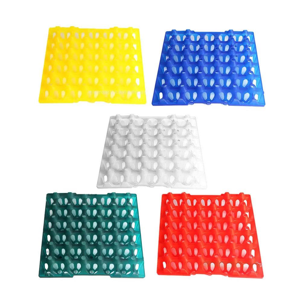 Plastic Egg Carrier Tray 30 Count for Duck Eggs For Safe Transport Storage Stackable 28.5 cm x 28.5 cm x 5 cm Reusable