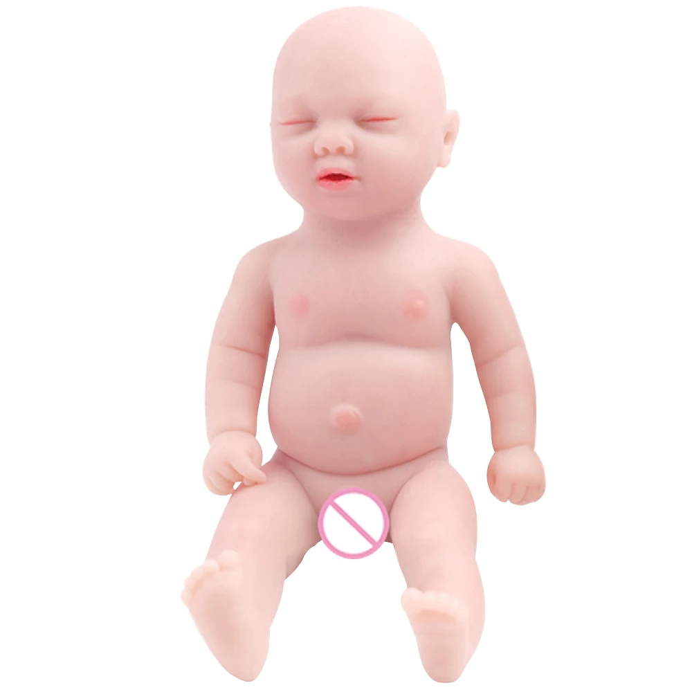 IVITA WG1577 6.29inch 125g Silicone Reborn Baby Doll Realistic Girl Baby Newborn Sleeping Dolls for Children Toys