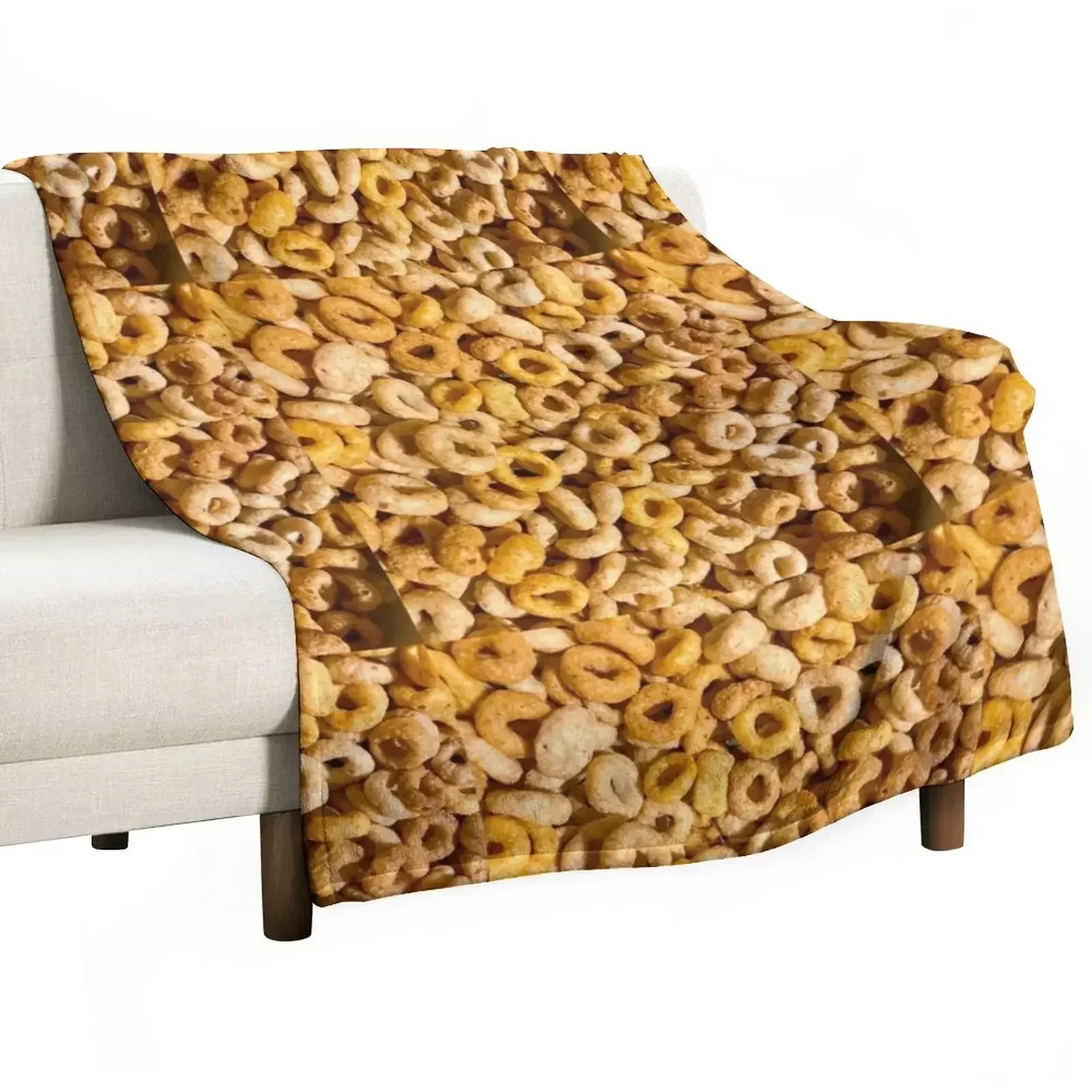 Cheerios Throw Blanket Cozy Light Blanket for Travel Camping Picnic