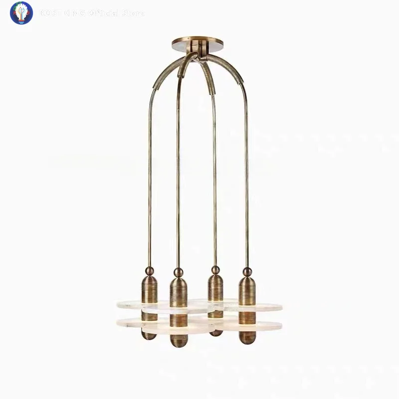 Minimalist Designer Modeling Light Creative Anomalous Restaurant Duplex Chandelier Creative Personality Art Shop Commercial