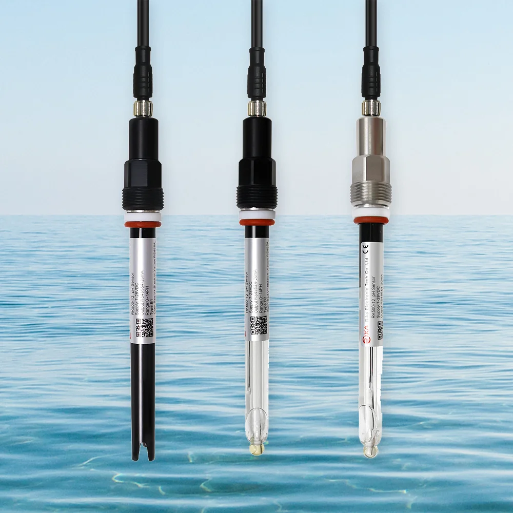 2026 Multifunction pH Analyzer Medidor De Pen Type Rs485 4 20mA Output Liquid Meters Electrode Water pH Probe Sensor for Food Gr