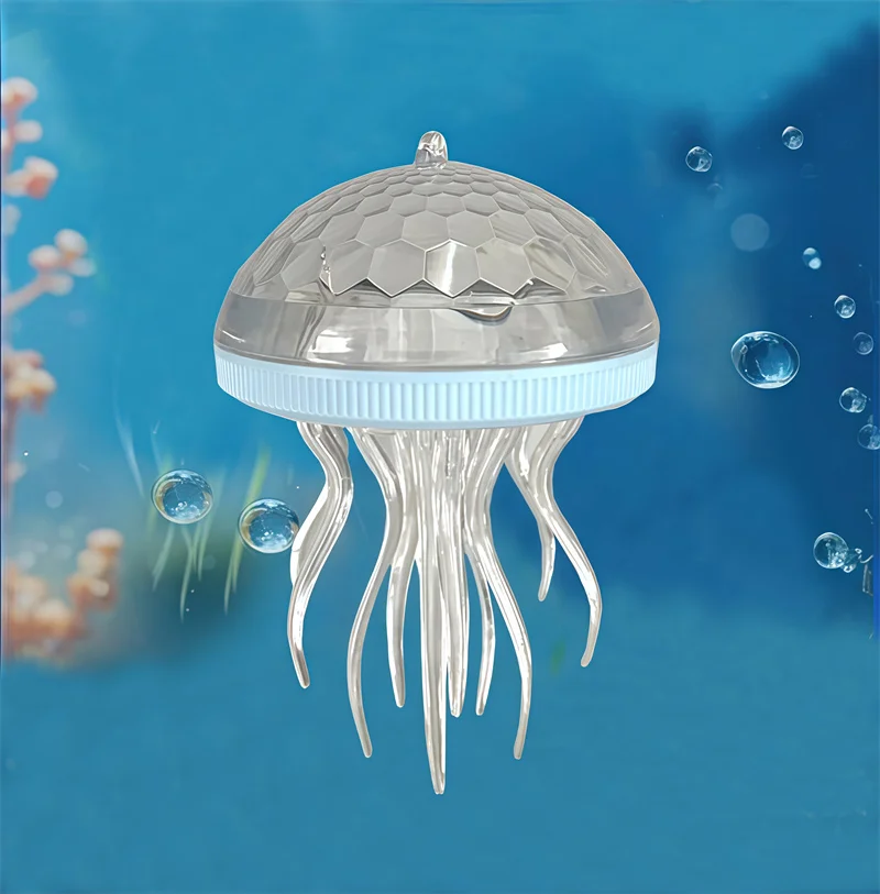 Colorful Change Submersible Underwater Lighting Jellyfish Lamp Floating Light Bathroom Atmosphere Lamps Pool Night Projection