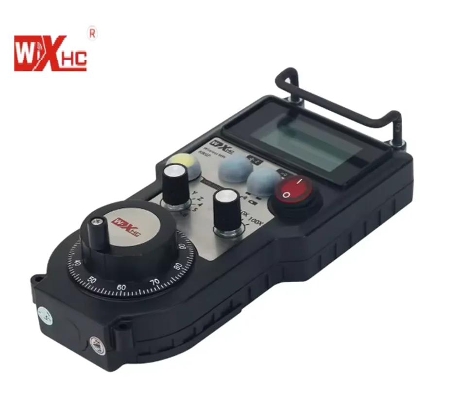 WIXHC Factory Sale Wireless Remote Control Pendant Jog Wheel with 40mts Working Distance  5axis AWGP with LCD Display for Fanuc