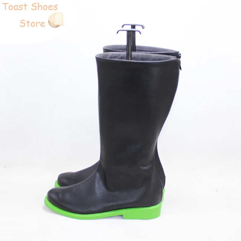 Sebek Cosplay Schuhe Spiel Twisted Wonderland Pu Lederschuhe Kostüm Requisite Halloween Karneval Stiefel Cosplay Requisiten