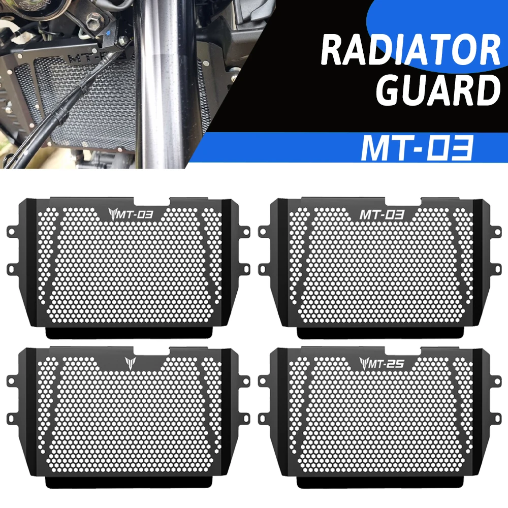 FOR YAMAHA MT-03 MT-25 2015~2020 2021 2022 2023 2024 2025 2026 CNC Motorcycle Accessories Radiator Guard Protector Grille Cover