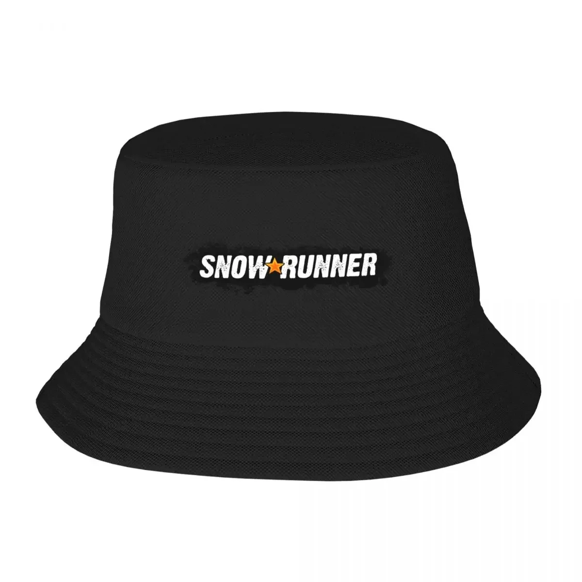 Snowrunner Title Screen Logo Design Bucket Hat fashionable tea Hat Sunscreen Designer Hat Boy Women's