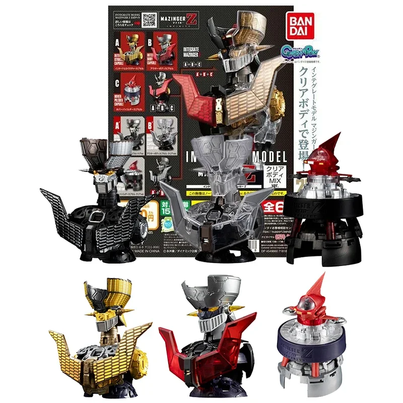 

Bandai Genuine Mazinger Z Anime Figure Gacha Integrate Model Fit Collection Decoration Anime Action Figure Toys for Children