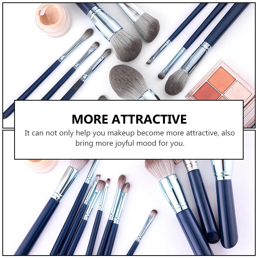 Ensemble de pinceaux de maquillage, manche en bois, outils professionnels pour fond de teint, Blush, ombre à paupières, Contour, 11 pièces